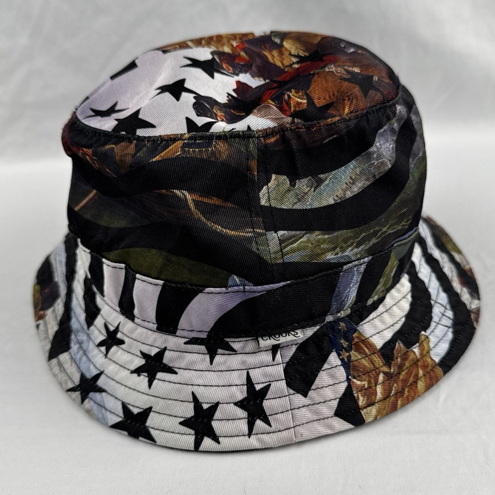 Crooks & Castles Bucket Hat Stars Stripes AOP USA Flag Streetwear